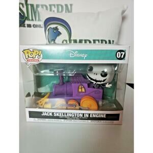 Pop! Train Nightmare Before Christmas Jack Skellington in Engine #07